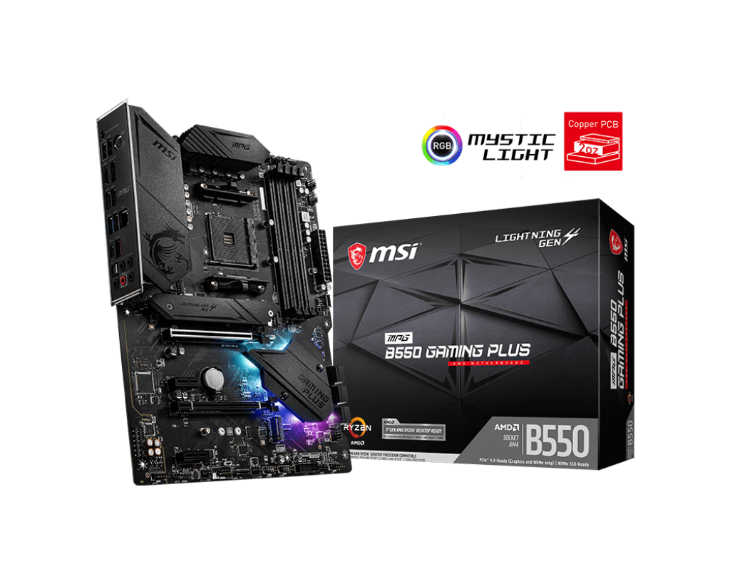 MPG-B550-GAMING-PLUS MSI MPG B550 GAMING PLUS – Image 1